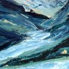 Mountain Painting "Golden Ears Mountains" - Image 3