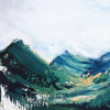 Abstract Painting "Sunny Buntzen Lake" - Image 3