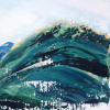 Abstract Painting "Sunny Buntzen Lake" - Image 5